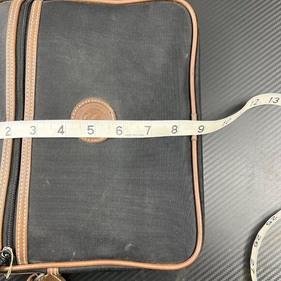 Oscar Bianchi NEW Men’s Toiletry Bag & Travel Tote Bag Combo Canvas &  Leather - Picture 14 of 15